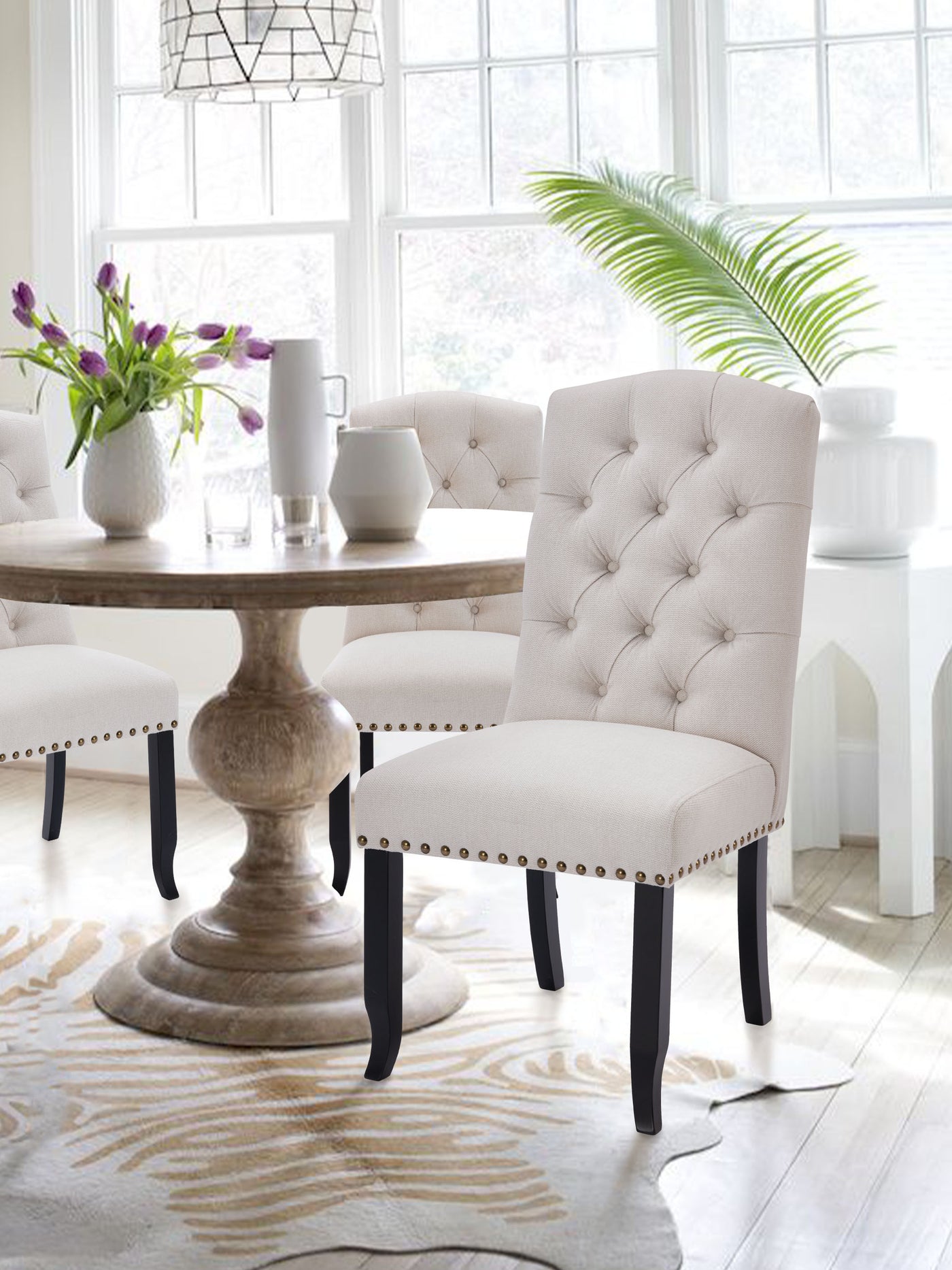 COLAMY Dining Chair 2pcs Sets CL231 Beige #color_beige