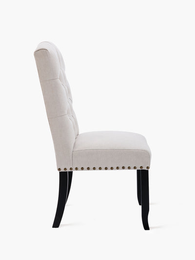 COLAMY Fabric Dining Chair CL231 Beige #color_beige
