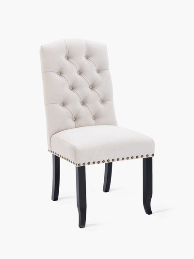 COLAMY Accent Parsons Dining Chair CL231 Beige #color_beige