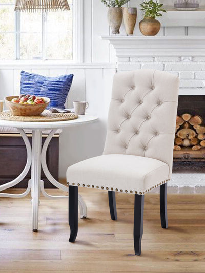 COLAMY Dining Chair 2pcs Set CL231 Beige #color_beige
